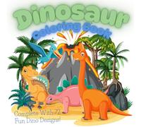 Jurassic Fun: A Dinosaur Coloring Book for Kids: Cute & Friendly Dinosaurs to Color for Hours of Fun (Cute Creatures Coloring Series)