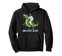 Jurassic Jesus Funny Christian Funny Jesus A Funny T-Rex Sudadera con Capucha