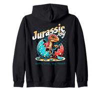 Jurassic Joy Baby Dinosaur Big Heart Cute Dino Art Sudadera con Capucha