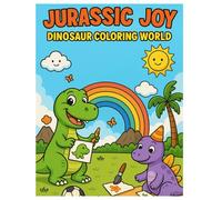 Jurassic Joy: Dinosaur Coloring World: A Fun-Filled Coloring Book for Kids Ages 6-12