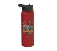 Jurassic Park 30 Aniversario Bienvenido a Isla Nublar Stainless Steel Insulated Water Bottle