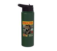 Jurassic Park 30 Aniversario La vida encuentra un camino Stainless Steel Insulated Water Bottle