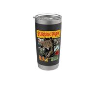 Jurassic Park 30 Aniversario La vida encuentra un camino Vaso térmico de acero inoxidable de doble pared