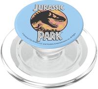 Jurassic Park Blue And Orange Retro Rex PopSockets PopGrip para MagSafe