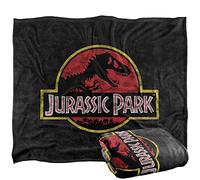 Jurassic Park Classic Logo Silky Touch Super Soft Throw Blanket 152 X 127 Cm