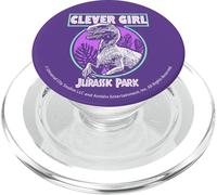 Jurassic Park Distressed Teal Raptor Clever Girl PopSockets PopGrip para MagSafe