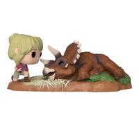 Jurassic Park Dr. Sattler con Triceratops ¡Pop exclusivo de EE. UU. Figura del