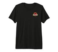 Jurassic Park Embroidered Classic Logo Camiseta Premium