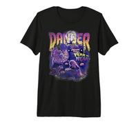 Jurassic Park Fear is Near Vintage Style Camiseta Premium