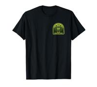 Jurassic Park Green Entrance Pocket Hit Camiseta