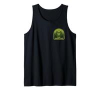 Jurassic Park Green Entrance Pocket Hit Camiseta sin Mangas