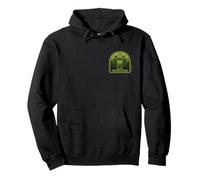 Jurassic Park Green Entrance Pocket Hit Sudadera con Capucha