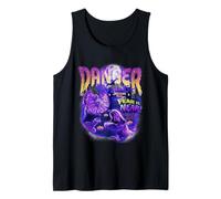 Jurassic Park Halloween Design Peligro El Miedo está Cerca Camiseta sin Mangas