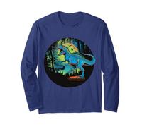 Jurassic Park Halloween Diseño Dinosaurio Aventura Manga Larga