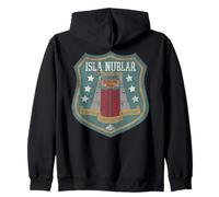 Jurassic Park Isla Nublar Academy Sudadera con Capucha