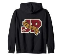 Jurassic Park JP 1993 Letterman Patch Sudadera con Capucha
