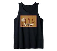 Jurassic Park JP League Block Logo Camiseta sin Mangas