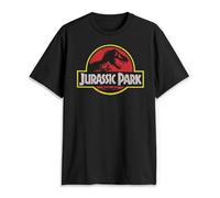 Jurassic Park Jurassic Park Men's Classic Movie Logo T-Shirt Camiseta Hombre