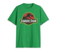 Jurassic Park Jurassic Park Men's Classic Movie Logo T-Shirt Camiseta Hombre