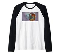 Jurassic Park Life Find A Way Amber Mosquito Camiseta Manga Raglan