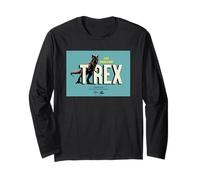 Jurassic Park Life Finds A Way T-Rex Manga Larga