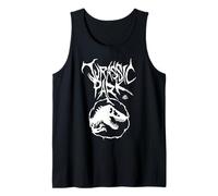 Jurassic Park Metal Band Style Graphic Camiseta sin Mangas