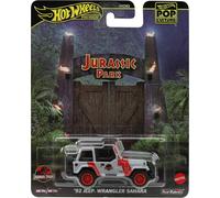 Jurassic Park Modelo Auto 1992 Jeep Wrangler 7cm Hot Wheels Pop Cultura JBL59