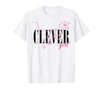 Jurassic Park Neon Pink Raptor Outline Clever Girl Camiseta