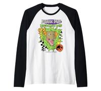 Jurassic Park Racing World Tour 93 Camiseta Manga Raglan