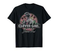Jurassic Park Raptor Clever Girl Vintage Camiseta