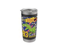 Jurassic Park Raptor World Tour 93 Front & Back Vaso térmico de acero inoxidable de doble pared