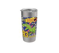 Jurassic Park Raptor World Tour 93 Front & Back Vaso térmico de acero inoxidable de doble pared