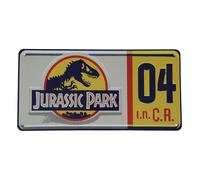 Jurassic park - réplique plaque minéralogique '9.1x2.5x12.5cm'