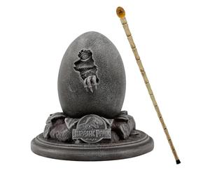 Jurassic Park répliques 30th Anniversary Replica Egg & John Hammond Cane Set