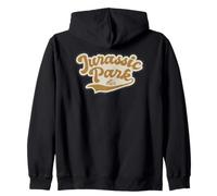 Jurassic Park Script Logo Sudadera con Capucha