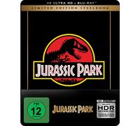 Jurassic Park (Steelbook, 4K-UHD+Blu-ray) (4K UHD Blu-ray) Sam Neill Laura Dern