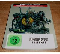 Jurassic Park Trilogia Limitada 4K UHD+Blu-Ray Steelbook Nuevo Sellado