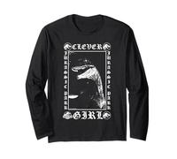 Jurassic Park Velociraptor Clever Girl Metal Style Manga Larga