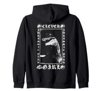 Jurassic Park Velociraptor Clever Girl Metal Style Sudadera con Capucha