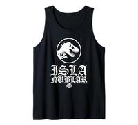 Jurassic Park Velociraptor Clever Girl Metal Style Two Sided Camiseta sin Mangas