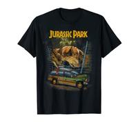Jurassic Park Vintage T-Rex Break Out Camiseta
