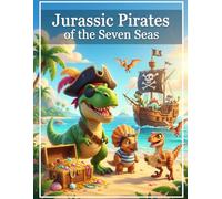 Jurassic Pirates of the Seven Seas: A Dinosaur Colouring Adventure for Kids