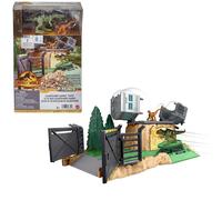 Jurassic Warriors Of The World Minis Giantosaurus Rampage Playset Bunker Taller