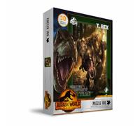 Jurassic Warriors Of The World T-Rex Poster Puzzle 3D Effect 100Pcs SD Toys
