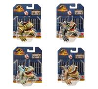 Jurassic World 2023 Wild Pop Ups Uncaged Set of 4 Figures (Tyrannosaurus Rex, Carnotaurus, Dilophosaurus, Velociraptor Blue) from HFR10-956A Release