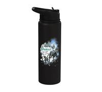 Jurassic World Blue The Raptor Roaring through the Snow Stainless Steel Insulated Water Bottle
