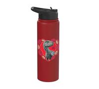 Jurassic World Blue the Raptor Valentine’s Day Stainless Steel Insulated Water Bottle