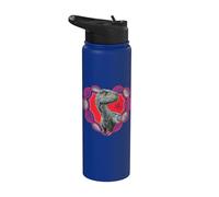 Jurassic World Blue the Raptor Valentine’s Day Stainless Steel Insulated Water Bottle
