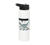 Jurassic World Blue Velociraptor Profile Stainless Steel Insulated Water Bottle
