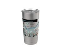 Jurassic World Blue Velociraptor Profile Vaso térmico de acero inoxidable de doble pared